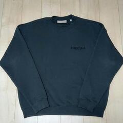 【美品】FOG ESSENTIALS エッセンシャルズ スウェット トレーナー スエードロゴ Lサイズ 裏起毛 オーバーサイズの画像