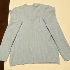 ニット　水色の画像