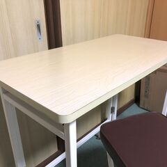 取引先決まりました！【美品】折りたたみテーブル・チェアセット 山善製の画像