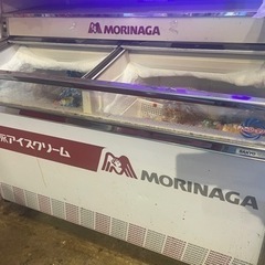 森永　レトロアイスストッカー　(冷凍庫)の画像