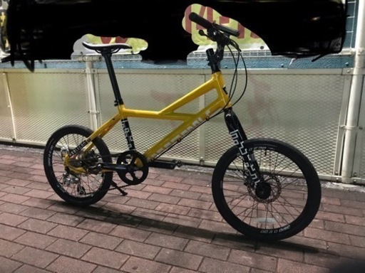 お値段下げました。キャノンデール　フーリガン8  イエロー ミニベロ（片持ちタイプでない）東十条駅、十条駅引き取り。