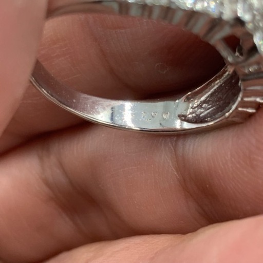 Pt900 プラチナ900 ダイヤモンドリング　1ct 6.3g