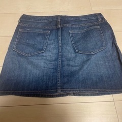 デニム　ミニスカート　ユニクロの画像