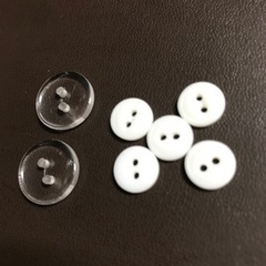 二つ穴ボタン　二種類セット【ボタンまとめて購入でお値引き】の画像