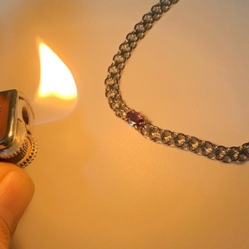 pt850 プラチナ850 天然　アレキサンドライトブレスレット　8.1g 0.255ct ソーティング付