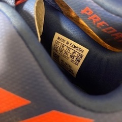 adidas サッカー　シューズ　19cmの画像