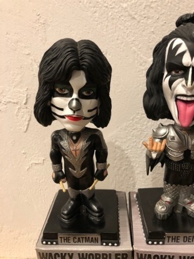 【箱傷】KISS バブルヘッド4体セット　ワッキーワーブラー　バブルヘッド
