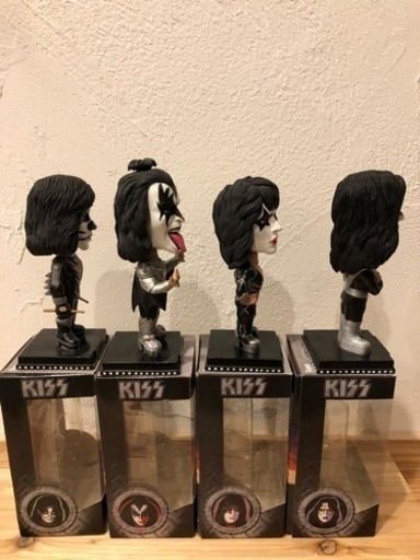 【箱傷】KISS バブルヘッド4体セット　ワッキーワーブラー　バブルヘッド
