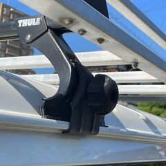 ハイエース200系用アルミ製ルーフキャリア　片側4点留タイプのT...