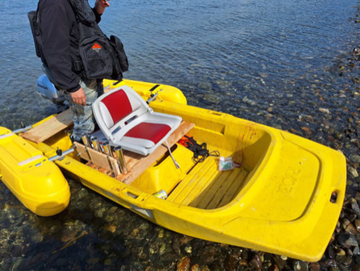 RYOBI ボートエース　フロート、魚探セット