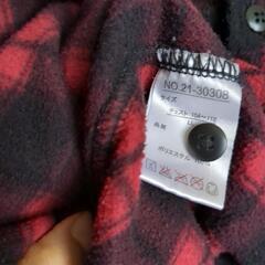 メンズ　フリースシャツの画像