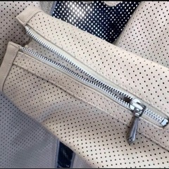 ハーレーダビッドソン　ヴィンテージ  パンチング　レザージャケット 未使用保管品の画像
