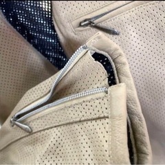 ハーレーダビッドソン　ヴィンテージ  パンチング　レザージャケット 未使用保管品の画像