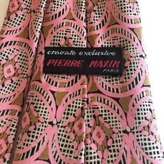 PIERRE maxim ネクタイ　使用済み　Parisの画像