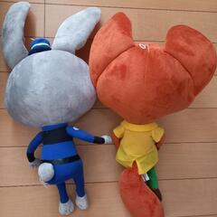 ディズニー　ズートピア　ジュディ　ニック　ぬいぐるみ　未使用の画像
