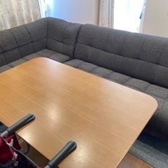 決まりました！　ダイニングソファ、テーブルセット
