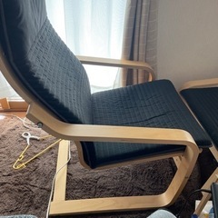 IKEA ハイバックチェア　オットマン