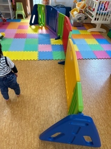 決まりました！美品！自立式ベビーサークル
