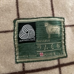 毛布シングルサイズの画像
