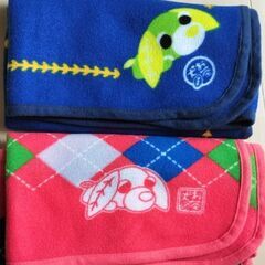 新品未使用☆お茶犬ブランケット/ポンチョ2枚セット