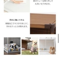 値下げ！ドッグケージ　ペット　犬　アイリスオーヤマの画像