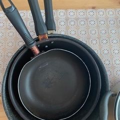 中古のフライパン