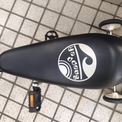 子供用自転車　12インチ　練習用補助輪あり　あげます！の画像