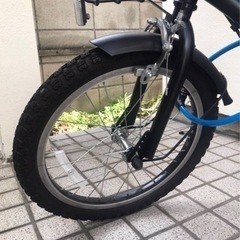 子供用自転車　12インチ　練習用補助輪あり　あげます！の画像