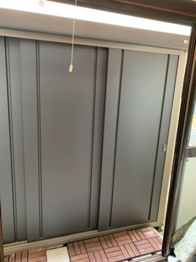 お譲り先決まりました。中古の屋外大型物置