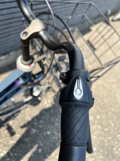 中古自転車　北九州　①ギア付オートライト【カーゴアクティブ】27インチ/チャイルドシート取付可能　定価37000円