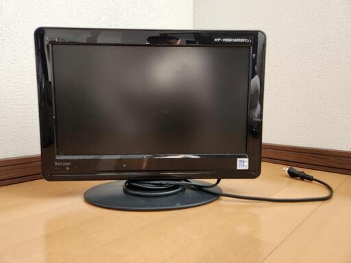 2010製　16インチ液晶テレビ　リモコン無し　データ放送非対応