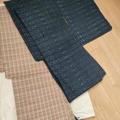 正絹100％絹糸着物2着