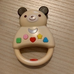 音楽が流れるおもちゃ。