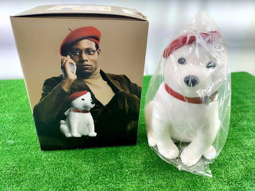 T【コレ見て　ストラップ】　ソフトバンク　未使用品　白い犬　お父さんBIGストラップ　しゃべるストラップ