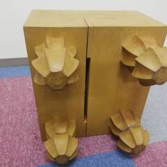 脚付き将棋盤　ジャンク品ですの画像