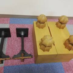 脚付き将棋盤　ジャンク品ですの画像
