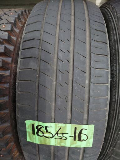 中古 185/55R16 ダンロップ サマータイヤ ルマン5　4本セット 工賃込み