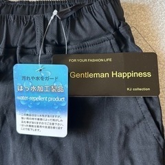 カーゴパンツ、黒の画像