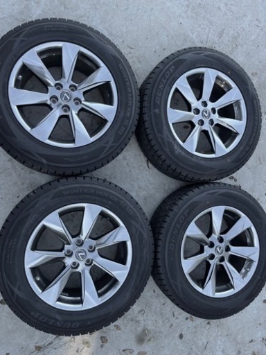 レクサスRX2#型18インチ純正アルミスタッドレス美品.バリ溝