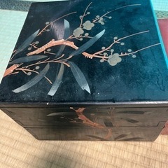 2つで１００円 遺品整理で！重箱2段『中古