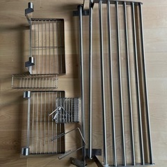 IKEAのステンレスキッチンシェルフ