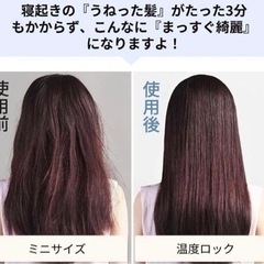 【新品未使用】ストレートブラシ ヘアセット ヒートブラシ アイロンブラシ ヘアケア ワンカールの画像