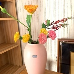 チャリティ　パンフラワーねんど　花　花瓶セット