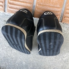 ホーキンススポーツ難あり中古25.5㌢濃いめブラウン×ベージュの画像