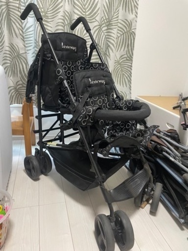 値下げしました。2人乗りベビーカー　DUOシティ　年子　双子