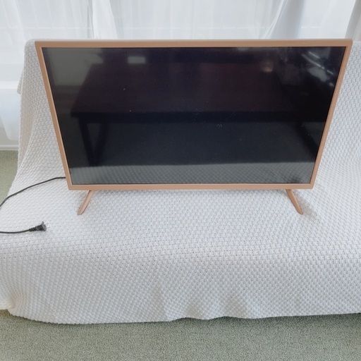 テレビ　ライトブラウン　東京Deco 32V型 木目調
