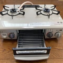 【2022年製　未使用】リンナイ　ガスコンロ　都市ガス　右強火の画像