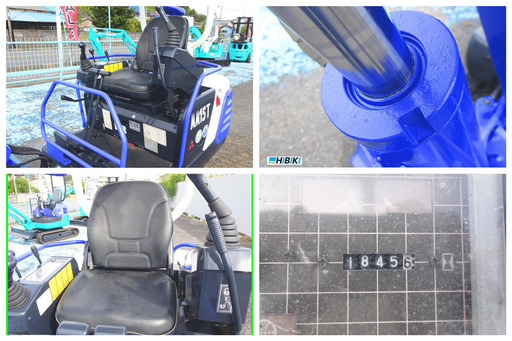 MITSUBISHI:MM15T:中古油圧ショベル◆1.5ｔ◆ミニユンボ◆建設機械/走行2速/整備済み/ガチャック仕様/シリンダーオイルシール全交換済み