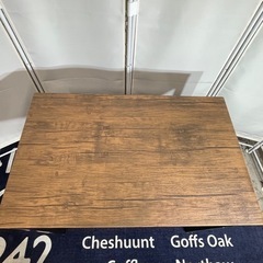 ◆ ワークデスク＆クッションチェア セット ◆ お一人様なら充分な広さ！　デスク 作業の画像