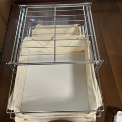 ホロ生地3段収納の画像